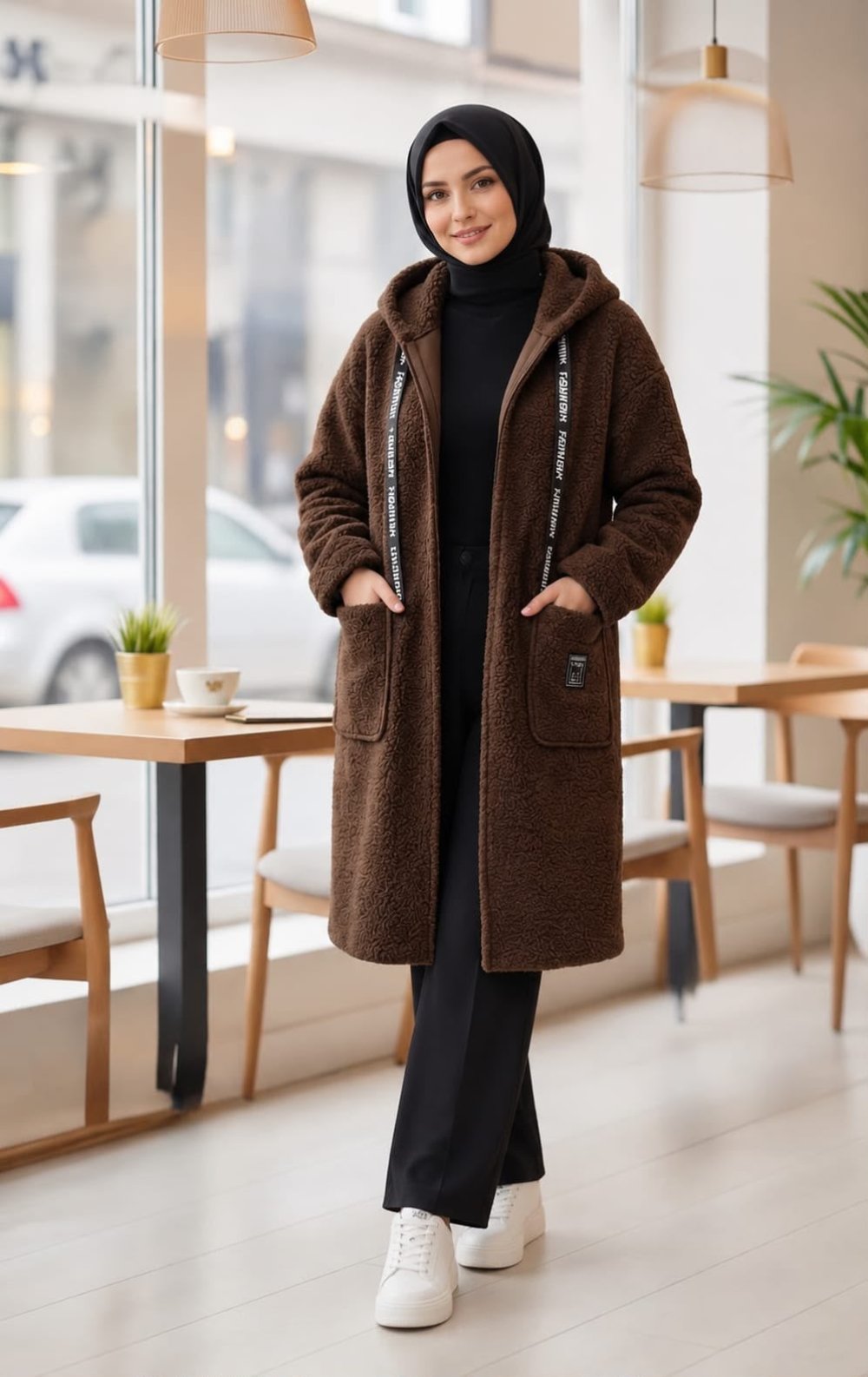 Acı Kahve Buklet Hırka
